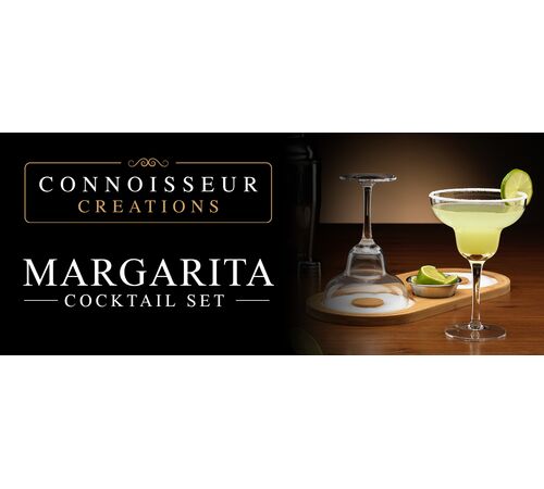 The Source – Margarita Cocktail Set – Connoisseur Creations Σετ Παρασκευής Κοκτέιλ με Ποτήρια & Σέικερ