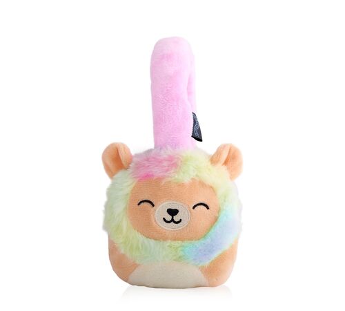 Lazerbuilt Squishmallows Leonard the Lion – Λούτρινα Ασύρματα Παιδικά Ακουστικά με Μικρόφωνο