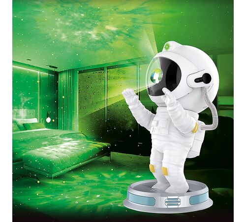 The Source –  Spaceman Projector – Προβολέας & Φωτιστικό Νυκτός με 8 Εφέ Νεφελώματος και Περιστρεφόμενο Κράνος
