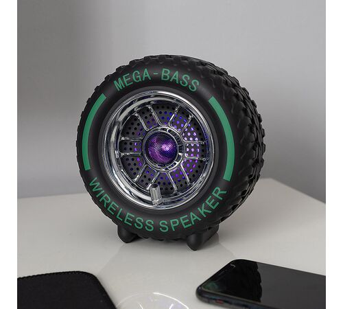 The Source – Wireless Tyre Speaker Bluetooth Ηχείο με Subwoofer 15W & Εφέ Κινητήρα