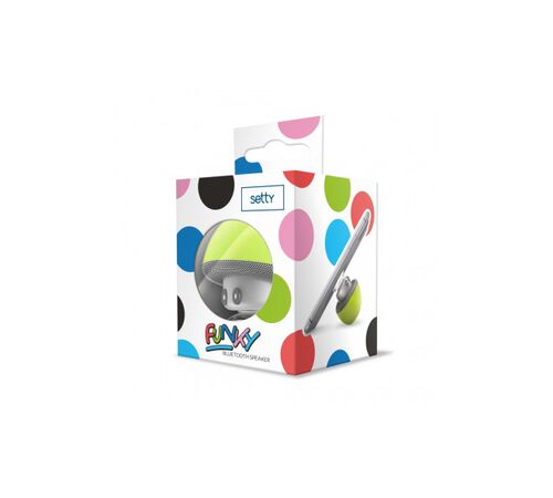 Setty Bluetooth speaker 3W Mushroom Green - Φορητό ηχείο σε σχήμα Μανιτάρι (GSM103308)