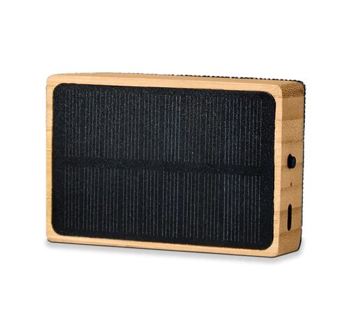 Solar Bamboo Speaker - Ηχείο Bluetooth από Μπαμπού με Ηλιακή Φόρτιση