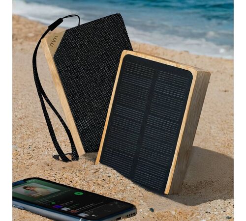 Solar Bamboo Speaker - Ηχείο Bluetooth από Μπαμπού με Ηλιακή Φόρτιση