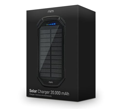 QI Solar Powerbank 20.000 mAh – Ισχυρό και Φιλικό προς το Περιβάλλον Φορητό Powerbank