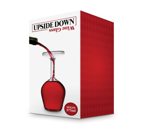 Upside Down Wine Glass - Αναποδογυρισμένο Ποτήρι Κρασιού – Μοναδικό και Διασκεδαστικό!