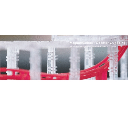 MagnetCubes CoasterCubes AdvancedPack by DesignNest – Αρθρωτό μαγνητικό Παιχνίδι για παιδιά 6 ετών και άνω (DH0241/COSTCB)