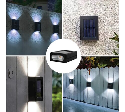 Forever Light Solar LED Lamp SUNARI FLS-09 10lm 300mAh Li-Ion - Φωτιστικό LED Εξωτερικού Χώρου σε Μαύρο χρώμα