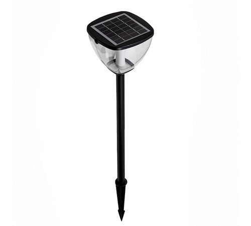 Forever Light Solar LED Lamp SUNARI FLS-98 MODERN Post 3000K+6000K 2200mAh - Φωτιστικό LED Εξωτερικού Χώρου σε Μαύρο χρώμα