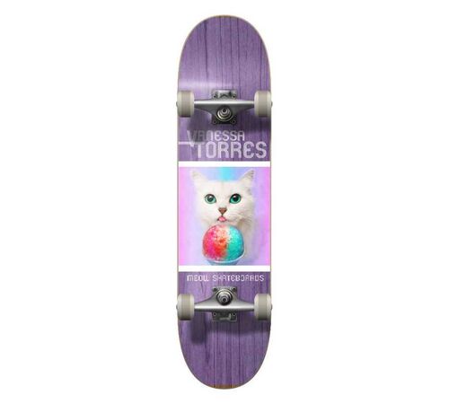 MEOW Vanessa Torres furreal complete skateboard 7.75'' - Multi
