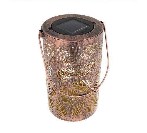 Forever Light Solar LED lamp Moroccan leaves SUNARI FLS-210 - Φωτιστικό LED Εξωτερικού Χώρου σε καφέ χρώμα