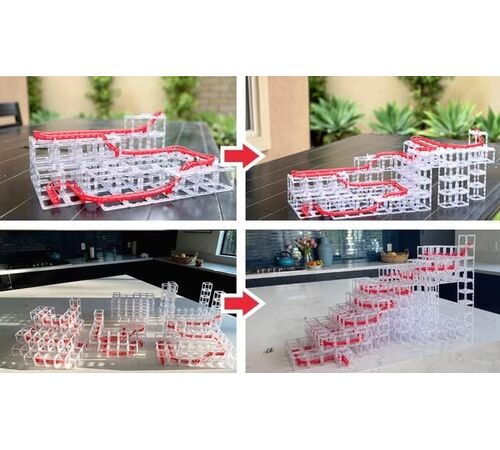 MagnetCubes CoasterCubes AdvancedPack by DesignNest – Αρθρωτό μαγνητικό Παιχνίδι για παιδιά 6 ετών και άνω (DH0241/COSTCB)