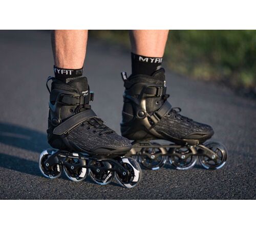 POWERSLIDE Phuzion Xenon Black 90 Πατίνια - Μαύρο Χρώμα (Μαύρο), Μέγεθος (40)