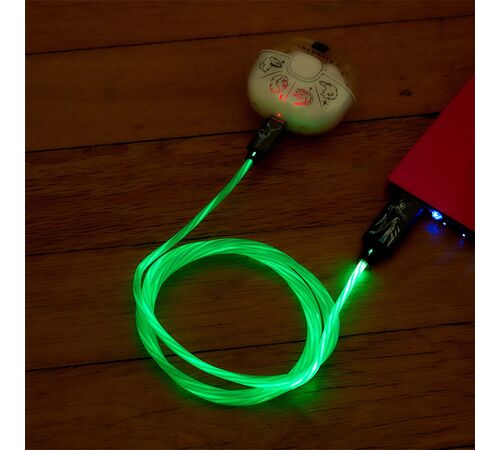 Lazerbuilt Harry Potter Light-Up USB-C Φωτιζόμενο καλώδιο φόρτισης μήκους 1,2 μέτρα (Patronus)