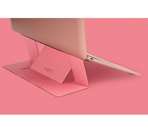 Allocacoc MOFT |laptop stand| Αόρατο αναδιπλούμενο laptop stand για φορητούς έως 15,6" (rose gold)