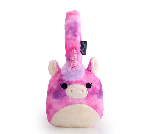 Lazerbuilt Squishmallows Lola the Unicorn – Λούτρινα Ασύρματα Παιδικά Ακουστικά με Μικρόφωνο