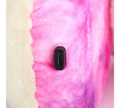 Lazerbuilt Squishmallows Lola the Unicorn – Λούτρινα Ασύρματα Παιδικά Ακουστικά με Μικρόφωνο