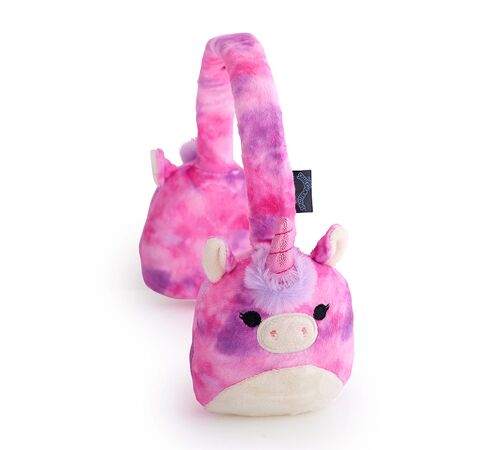 Lazerbuilt Squishmallows Lola the Unicorn – Λούτρινα Ασύρματα Παιδικά Ακουστικά με Μικρόφωνο