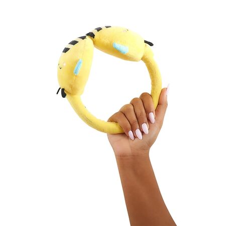 Lazerbuilt Squishmallows Sunny The Bee – Λούτρινα Ασύρματα Παιδικά Ακουστικά με Μικρόφωνο