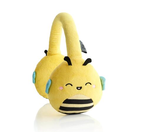 Lazerbuilt Squishmallows Sunny The Bee – Λούτρινα Ασύρματα Παιδικά Ακουστικά με Μικρόφωνο