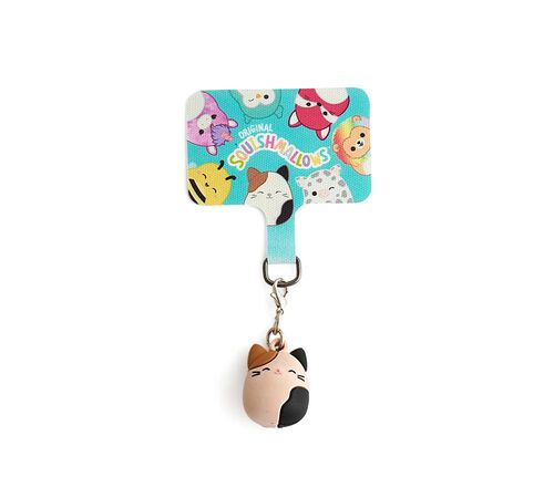 Lazerbuilt Squishmallows Cam the Cat Mobile Charm – Universal Μπρελόκ Κινητού με Pad Σύνδεσης