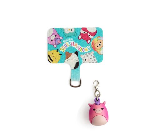 Lazerbuilt Squishmallows Lola the Unicorn Mobile Charm – Universal Μπρελόκ Κινητού με Pad Σύνδεσης