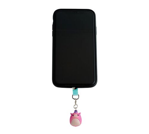 Lazerbuilt Squishmallows Lola the Unicorn Mobile Charm – Universal Μπρελόκ Κινητού με Pad Σύνδεσης