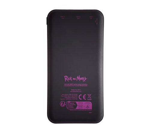 Lazerbuilt Rick & Morty Power Bank 10.000mAh με LED Φωτισμό-1