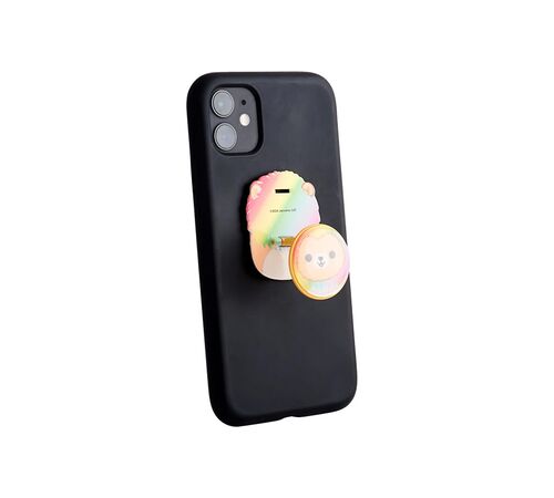 Lazerbuilt Squishmallows Leonard the Lion – Universal Phone Grip & Βάση Στήριξης