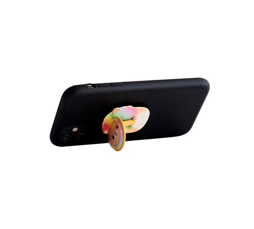 Lazerbuilt Squishmallows Leonard the Lion – Universal Phone Grip & Βάση Στήριξης
