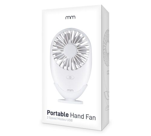 Portable Hand Fan – Φορητός Ανεμιστήρας Χειρός με LED Φωτισμό