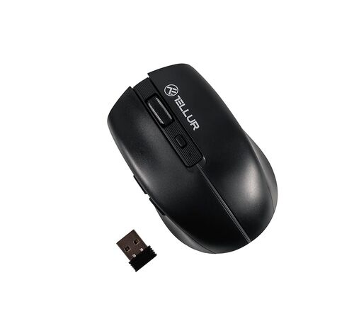 Tellur Wireless Silent Click - Ασύρματο Ποντίκι σε μαύρο χρώμα