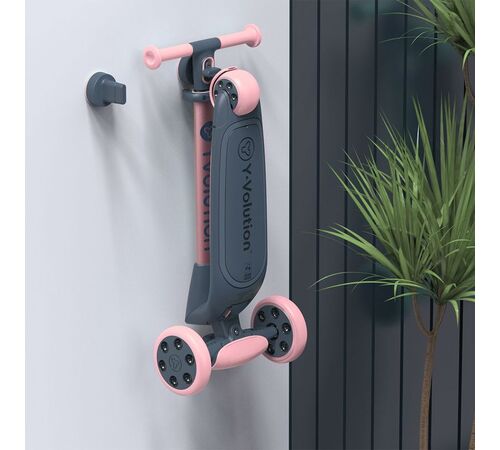 YVOLUTION YGlider NUA 3ροδο Πατίνι - Ροζ