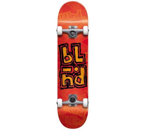 BLIND OG Stacked Stamp FP Complete Skateboard 8'' - Orange