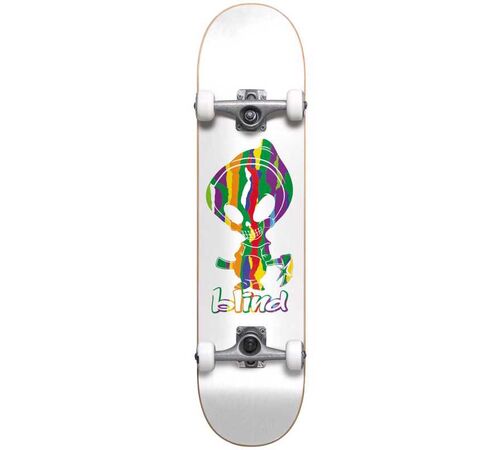 BLIND Reaper Sweater Pattern Yth FP Complete Skateboard 7.25'' - Λευκό