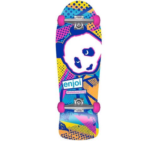 ENJOI 1985 Called Resin Premium Cruiser Complete Skateboard 30'' - Multi Blue