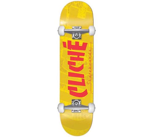 CLICHE Banco Complete Skateboard FP 7.5'' - Κίτρινο