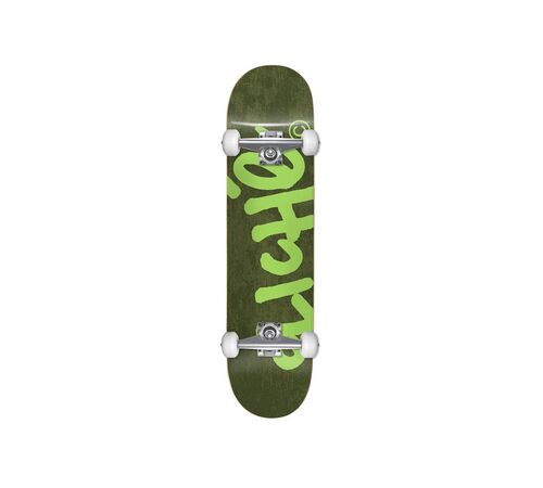 CLICHE Handwritten Yth FP Complete Skateboard 7.375'' - Forest Green