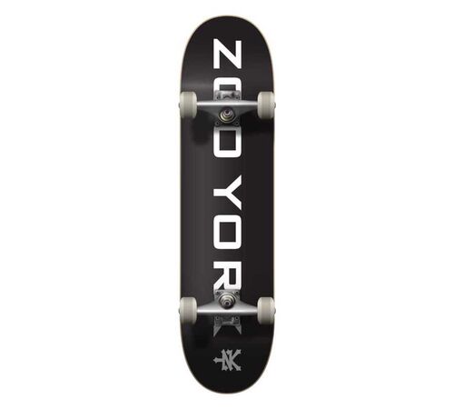 ZOO YORK OG 95 Logo Block  Complete Skateboard 7.75'' - Μαύρο/Λευκό