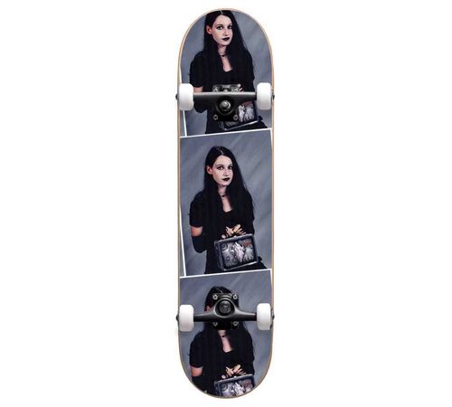DARKSTAR Goth Girl FP Premium Complete Skateboard 7.875'' - Μαύρο