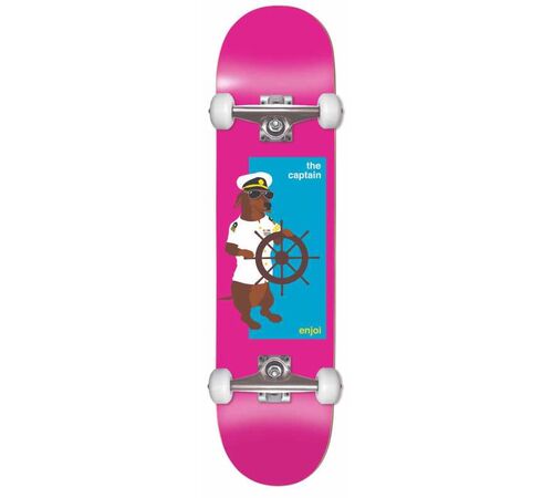 ENJOI The Captain Yth FP Complete Skateboard 7.25'' - Ροζ