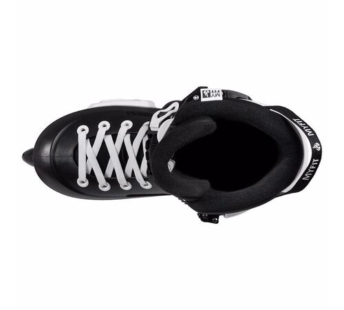 POWERSLIDE Zoom Pro 80 Πατίνια Χρώμα (Μαύρο-Λευκό), Μέγεθος (39-40)
