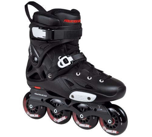 POWERSLIDE  Imperial One 80 Black Crimson Πατίνια Χρώμα (Μαύρο), Μέγεθος (35-36)