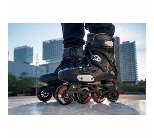 POWERSLIDE  Imperial One 80 Black Crimson Πατίνια Χρώμα (Μαύρο), Μέγεθος (35-36)