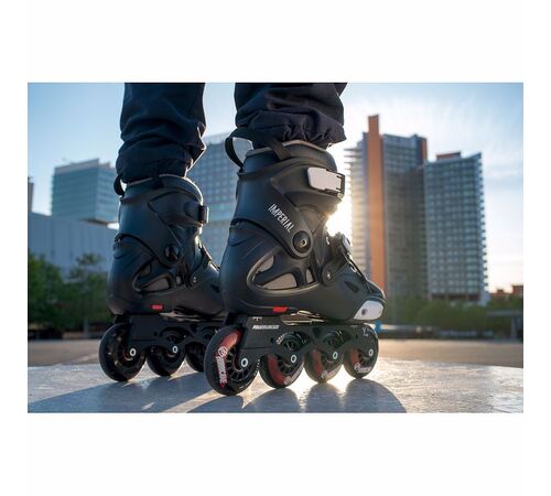 POWERSLIDE  Imperial One 80 Black Crimson Πατίνια Χρώμα (Μαύρο), Μέγεθος (35-36)