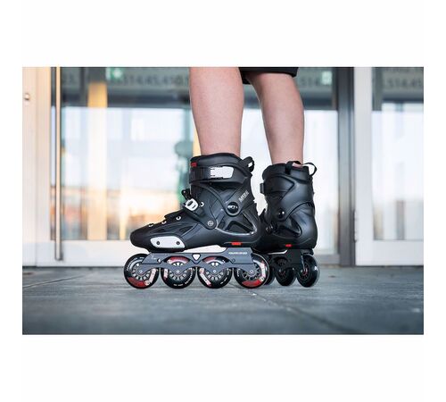 POWERSLIDE  Imperial One 80 Black Crimson Πατίνια Χρώμα (Μαύρο), Μέγεθος (35-36)