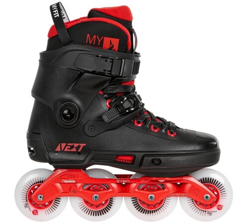POWERSLIDE Next Black Red 80 Urban Πατίνια - Μαύρο/Κόκκινο Χρώμα (Μαύρο-Κόκκινο), Μέγεθος (36-37)