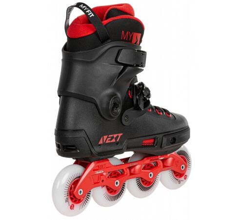 POWERSLIDE Next Black Red 80 Urban Πατίνια - Μαύρο/Κόκκινο Χρώμα (Μαύρο-Κόκκινο), Μέγεθος (36-37)