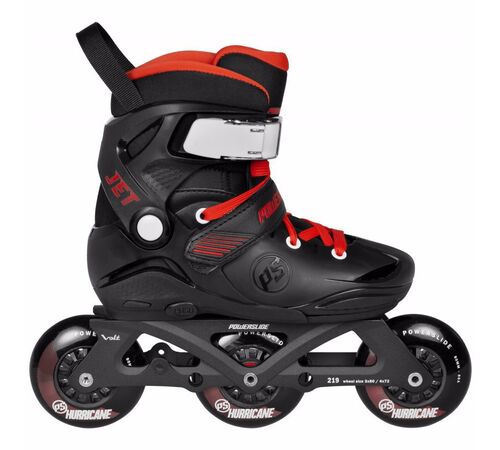 POWERSLIDE Jet Pro Black Αυξομειούμενα Πατίνια Χρώμα (Μαύρο), Μέγεθος (31-34)