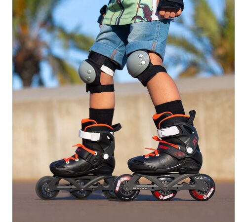 POWERSLIDE Jet Pro Black Αυξομειούμενα Πατίνια Χρώμα (Μαύρο), Μέγεθος (31-34)