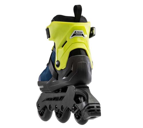ROLLERBLADE Microblade 3WD 2021 Αυξομειούμενα Πατίνια - Blue Royal/Lime Χρώμα (Μαύρο-Μπλε-Κίτρινο), Μέγεθος (28-32)
